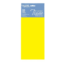 Millbrook Studios Tissue, Yellow, 10 Pack (93003)-Tissue Paper