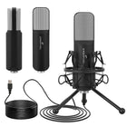 Ergopixel Studio Microphone with Tripod - Black-Cord (length and type) 2.4 m, USB