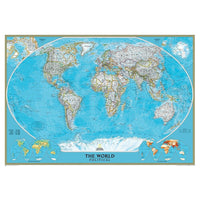 National Geographic Maps World Mural Map-Subject: Social studies