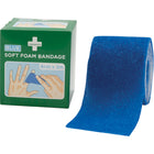 Safecross Soft Foam Bandage, Blue, 2.5" x 2.5 Yds, 3 Pack (7815)-Style: Standard/Rectangular