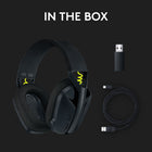 Logitech G435 LIGHTSPEED Bluetooth Wireless Gaming Headset, Compatible with Dolby Atmos, PC, PS4, PS5, Mobile - Black-9