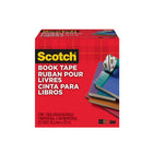 Scotch Book Tape - 3" x 540" - Clear-Clear Book Tape, Excellent for repairing, reinforcing, protecting and covering bound edges and surfaces. Use on books, magazines, pamphlets, record album jackets and more