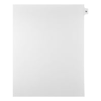Mark Maker Legal Tabs - Letter Size - White - 1/15th cut - 25 tabs per package - 5 packages Pack - Number 76-White Single Tabs