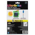 Lite Brite Glow & Go-Key Chain Glow Tablet-1 gel marker clipped at the side