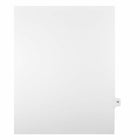 Mark Maker Legal Exhibit Index Tab White Single Tabs, 1/15th Cut, Letter Size, No Holes, Number 12, 25 Pack-White Single Tabs, 1/15th Cut