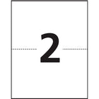 Avery Removable Multi-Purpose Labels - 5-1/2" x 8-1/2" - White - 20 Labels-For use with laser and inkjet printers