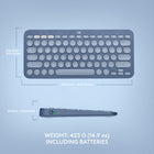 Logitech K380 Multi-Device Bluetooth Keyboard for Mac - Blueberry-1 Year Limited Manufacturer Warranty
