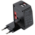 Targus APK032US World Power Travel Adapter with USB Ports-Compatible with countries in Africa, Asia, the Caribbean, Central America, Europe, the Middle East, and North America