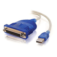 C2G 16899 6' USB 1.0 USB-A to DB25 Cable-USB-A Male and DB25 Female for connecting two devices