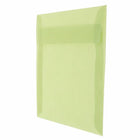 JAM Paper 5.5 x 5.5 Square Envelopes, Leaf Green Translucent Vellum, 250 Pack (1591908H)-Blank interior for personalized message