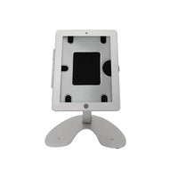 Futech IPS004CS Countertop IPad Stand 10-1/2" x 13-1/2" x 8-1/2", Silver, 1/pack-Ideal for use in retail stores and even at trade show venues