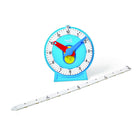 Hand2Mind Magnetic Demonstration Advanced NumberLine Clock - Multicolor-clock for classroom: Teachers will find that using the number line clock will make it easier for kids to learn telling time on analog clocks easier by comparing the distance traveled for minutes and hours.