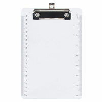 JAM Paper Small Plastic Memo Clipboard - 6" W x 9" H - Clear - 12 Pack-Color: Clear. Be stylish and organized with colorful clipboards.