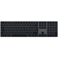 Apple Magic Keyboard with Numeric Keypad French Cad Qwerty, Space Grey, (MRMH2C/A)-Magic Keyboard