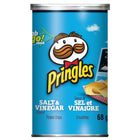 Pringles Flavour Potato Chips - Salt & Vinegar Flavour - 68g - 12 Pack-Salt & Vinegar flavour