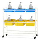 Copernicus Base Model Hand Sanitizer Cart-Sturdy metal stand that can be easily wiped down