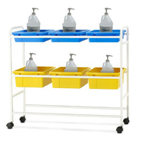Copernicus Base Model Hand Sanitizer Cart-Sturdy metal stand that can be easily wiped down