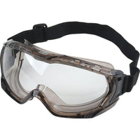 Zenith Safety Z1100 Series Safety Goggles, Clear Tint, Anti-Fog, Elastic Band - 12 Pack-Band Type Elastic