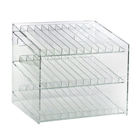 Azar Displays 12"W x 10.5"H x 8.5"D Cosmetic Display (222883)-3-tiered with 36 compartments measuring 7/8" W