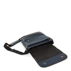 Bugatti Crossbody Bag - Vegan Leather - Navy (MSG2019BU-NAVY )-Zippered pocket under the flap