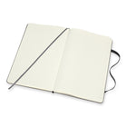 Moleskine Notebook - Large - Ruled/Plain - Hard Cover - 5" x 8.25" - Black-Black