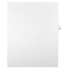 Mark Maker Legal Exhibit Index Tab White Single Tabs, 1/25th Cut, Letter Size, No Holes, Number 85, 25 Pack-White Single Tabs, 1/25th Cut