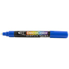 Marvy Uchida Chisel-Tip Acrylic Paint Marker - Blue - 2 Pack-This acrylic paint ink is water-based and goes on smooth in order to brighten any surface or project