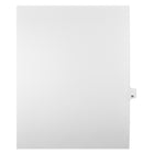Mark Maker Legal Tabs - Letter Size - White - 1/25th cut - 25 tabs per package - 5 packages Pack - Number 91-White Single Tabs
