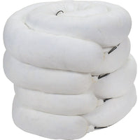 Zenith Safety Sorbent Booms - Oil Only, Oil Only, 10' L x 8" W, 70 Gal. Absorbancy, 4 /Pack - 4 Pack-Absorbency/Pkg. 70 gal.