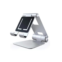 Satechi R1 Aluminum Hinge Holder Folder Stand - Silver-Hinge Holder Folder Stand