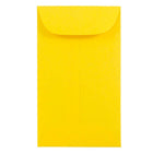 JAM Paper #6 Coin Envelopes, 3 3/8 x 6, Brite Hue Yellow, 500 Pack-Coin Envelopes