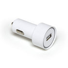 NXT Technologies Universal 1 USB Port Car Charger - White-12-24V car charger for mobile devices