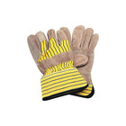 Zenith Safety Standard Quality Double Palm Fitters Gloves, Large, Split Cowhide Palm, Cotton Inner Lining, 24 Pack (SE349)-Cuff Material: Rubberized