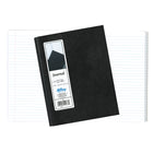 Hilroy H9 Ruled Journal - 7" x 9-1/4" - 96 Sheets - Black-Dimensions: 9.25"L x 7.12"W x 0.37"D