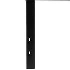 Flash Furniture Lennox Tufted Upholstered Queen Size Headboard - Black Vinyl-Button Tufted with Box Stitching