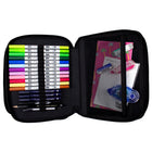 Tombow Zipp Marker Case - Black-The Marker Case: L 10.5 x W 8.2" x H 2.5"