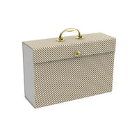 Fresh Home Elements 19 Pocket File Case - Stripes-19 Tabs