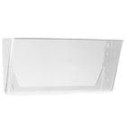 Storex Unbreakable Wall File - Legal Size - Clear - 6 Pack-Rounded edges won't snag or tear paper