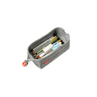 ZIPIT - Trousse à crayons Lenny à glissière - Gris Chiné-7.6” x 4.5” x 2.9” (19.5x11.5x7.5CM)