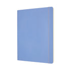Moleskine Ruled Soft Cover Classic Notebook - Extra Large - Hydrangea Blue - 7.5" x 9.75"-Narrow Ruling
