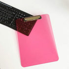 JAM Paper Standard Plastic Clipboard - Pink - 12 Pack-The writing clip boards are great for the office, sport coaches, home use, job use, warehouse work, or school.