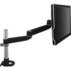 3M Dual-Swivel Monitor Arm, Black-Highly adjustable monitor arms move up, down, forward and back