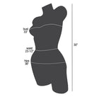 Eddie's Female Curvy 3/4 Torso - White (150355-1)-White