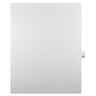 Mark Maker Legal Tabs - Letter Size - White - 1/25th cut - 25 tabs per package - 5 packages Pack - Number 190-White Single Tabs