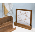 kieragrace Muskoka Cantu Shelf, Irwin Shelf w/ Corkboard, Pugh Shelf - Walnut, Set of Three, 36", 19", 36"-Cantu: Warm walnut shelf with deep pocket, 36” by 3.5” by 9.5”