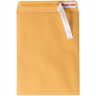 JAM Paper Open End Catalog Envelopes with Peel and Seal Closure - 9" x 12" - Brown Kraft Manila - 500 Pack -Colour: Brown Kraft