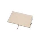 Moleskine Classic Ruled Hard Cover Notebook, Black, 7.5" x 9.75"-Glued binding lays flat