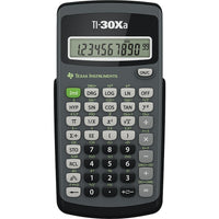 Texas Instruments TI-30Xa Scientific Calculator-10-digit, 1-line display