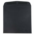 JAM Paper 9.5 x 9.5 Square Envelopes, Black Linen Recycled, 250 Pack (V01216H)-Blank interior for personalized message