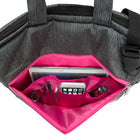 Vangoddy Wave 15.6" Laptop Messenger Bag - Pink-Large zipper and padded compartments for your laptop, notebook, tablet, or other devices and essentials